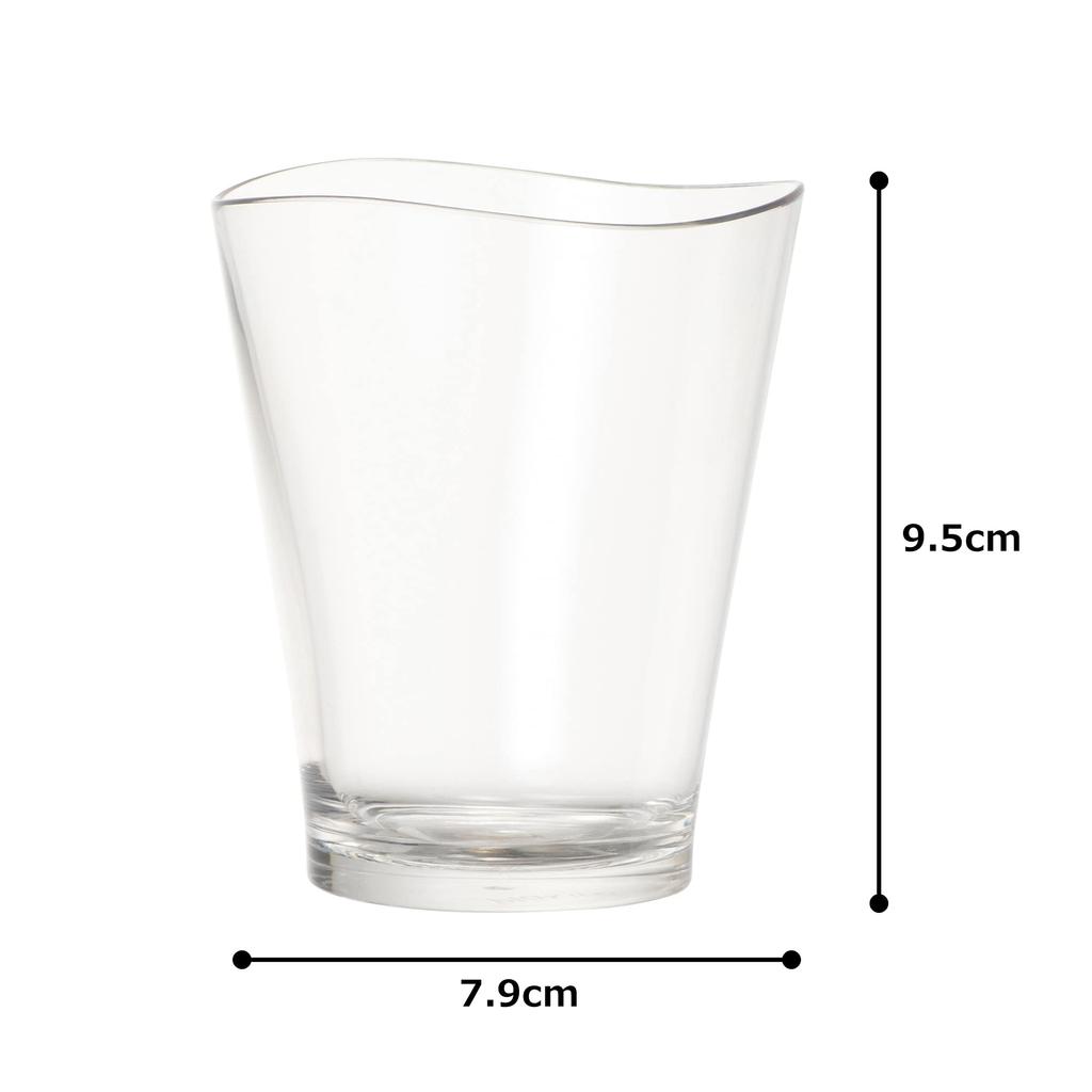 IJ Небьющийся стеклянный набор из 5 подарочных коробок 240 мл Можно мыть в посудомоечной машине Сделано в Японии Для детских праздников на открытом воздухе Стильная прозрачная подарочная коробка