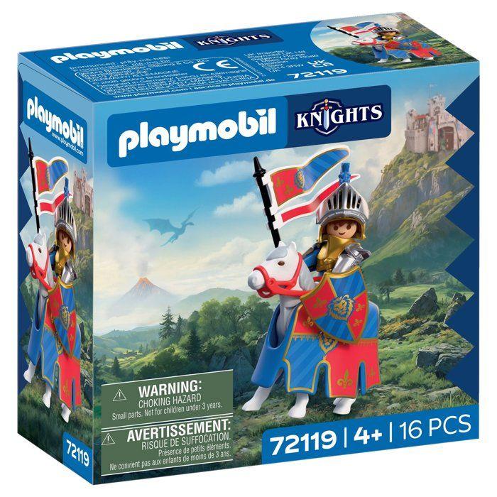 PLAYMOBIL 72119 Chef des Chevaliers du Lion, Adventure les chevaliers, 16 pièces, dès 4 ans