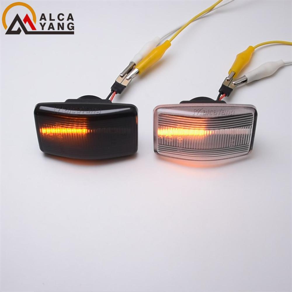 2Pcs Car Side Marker Lights Turn Signal for Lexus LS400 Toyota MR2 Starlet Carina Celica Corolla Land Cruiser Car Fender Lights