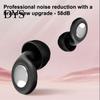 Hearing Protection Earplug 1 Pair Silicone Noise Reduction Earplugs, Multi-Size Tips, Lanyard & Portable Soft Earplugs Case, 58dB for Sleep