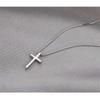 Маленький крест кулон цепь ожерелье женские украшения подарок
