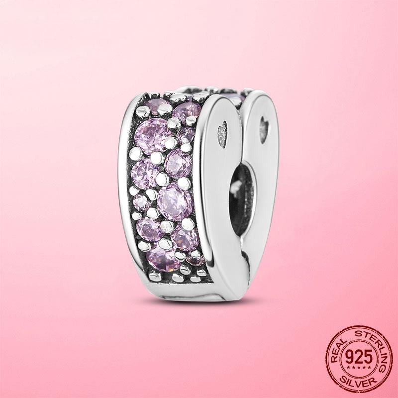 Застежка-зажим, цепочка-зажим из серебра 925 пробы, подвески-звездочки, бусины-стопоры, оригинальный браслет dora, оригинальные украшения своими руками