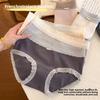 Ladies Spring and Autumn Sexy Lace Edge Cotton Antibacterial Extension Crotch Waist Triangle Briefs