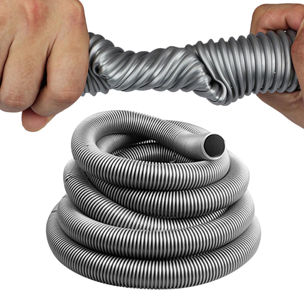 Threaded Flexible Vacuum Cleaner Hose Gray/Black 32mm Vacuum Cleaner Extension