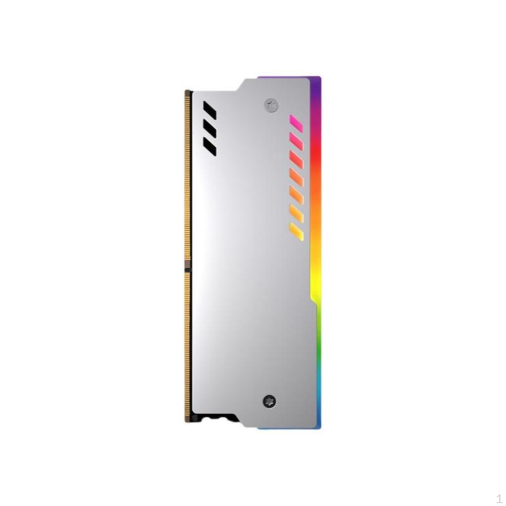 RGB memory heatsink, aluminum alloy, 5V ARGB, compatible with desktop DDR2/3/4/5 Black other
