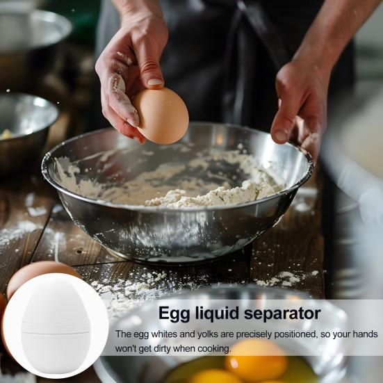 Мультяшный съемный сепаратор яичного белка Сепаратор яичного белка и желтка Быстро промываемый сепаратор яиц Многоразовые бытовые инструменты для выпечки