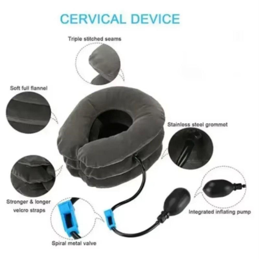 Удобный аппарат для вытяжения шеи, мягкий воротник для шеи, подушка для коррекции осанки