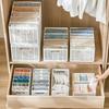 Foldable Clothing Storage Basket Removable Partition Large Capcaity Hollow Stackable Multi-functional Sundries Clothes Divider Organizer Home