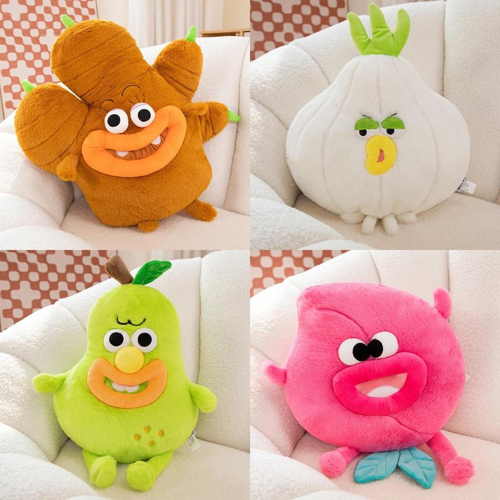 Soft Fruits Cute And Vegetables Plush Toy Apply To Room Decoration Children Gift
