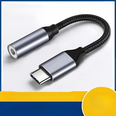 1 шт. Адаптер для наушников Type-c 3,5 мм Аудиокабель Переходник Мобильный телефон Android Typec Кабель цифрового аудиоадаптера
