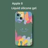 Красочное улыбающееся лицо, подходящее для минималистичного чехла Apple 15/14/13 для iPhone 12prom с защитой от падения 7/8P