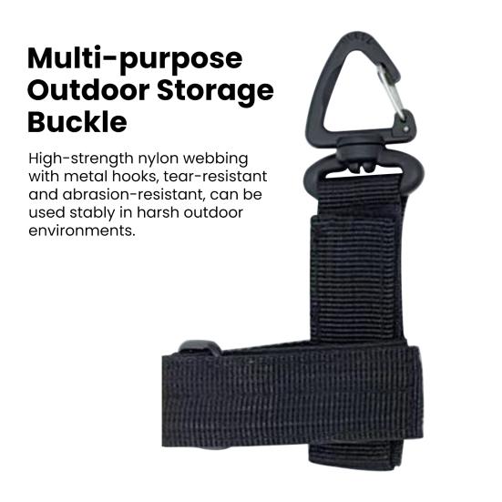 Многофункциональная пряжка для хранения перчаток на открытом воздухе, регулируемый рюкзак для кемпинга, походов, многоцелевые инструменты, застежка для подвешивания веревки, тесьма, карабин