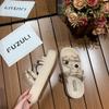 Summer Slippers Women's New Fashion Internet Celebrity Outer Wear One Word with Flat Bottom Cool Slippers Seaside Casual Thick-soled Beach Shoes