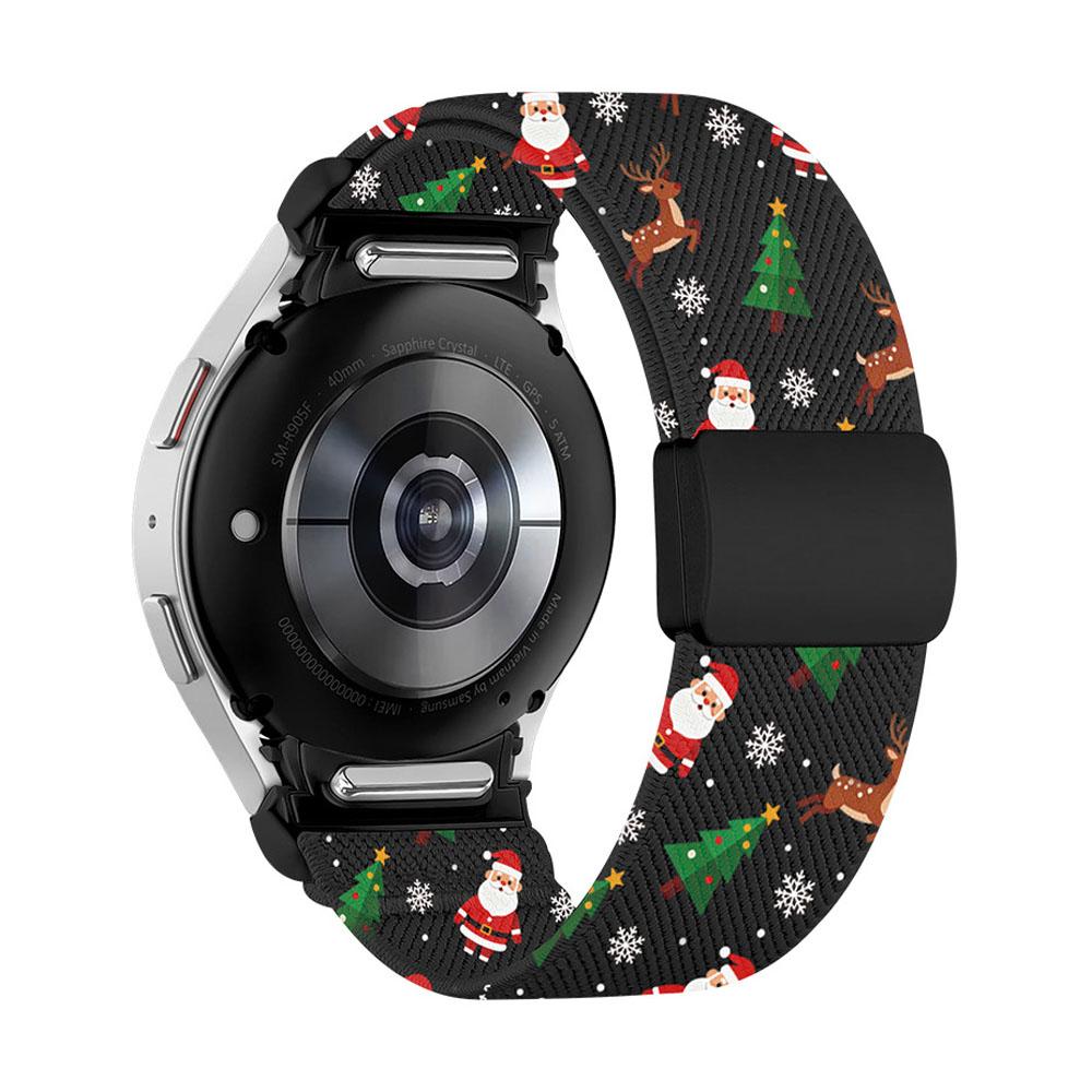 Рождественский ремешок для Samsung Galaxy Watch 7/6/5 Pro/6 classic 40 мм 44 мм Sport Без зазоров запястье correa Браслет Galaxy Watch 7 ремешки