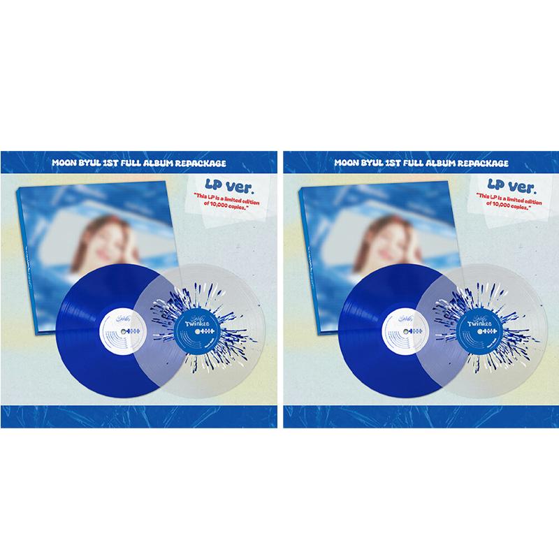 Мунбёль (MAMAMOO) Переиздание первого альбома Starlit группы Twinkle [Blue & White Splatter 2LP][LIMITED]