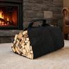 Large Capacity Firewood Storage Carrier Bag with Handle, Heavy Duty Log Tote, Durable for Camping Oxford Cloth Holder Indoor And Outdoor Use Fireplace