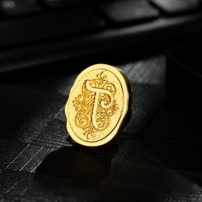 Ретро-сургучный штамп, головка 26 букв алфавита AZ, набор печатей, инструменты для декора почтовых ящиков, античный сплав, головка печати, свадебное ремесло, подарок