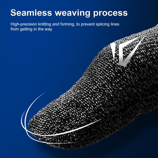 1 пара дышащих ультратонких игровых накладок на пальцы, универсальные накладки на кончики пальцев для контроллера, перчатки для большого пальца