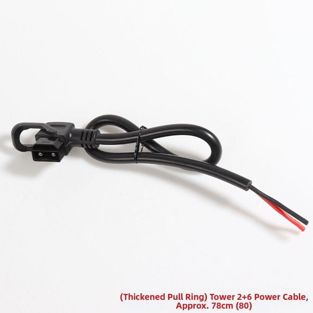 Black 2+6 Lithium Battery Charing Wire Electric Vehicle Connector Cable for Tower Battery Cabinet