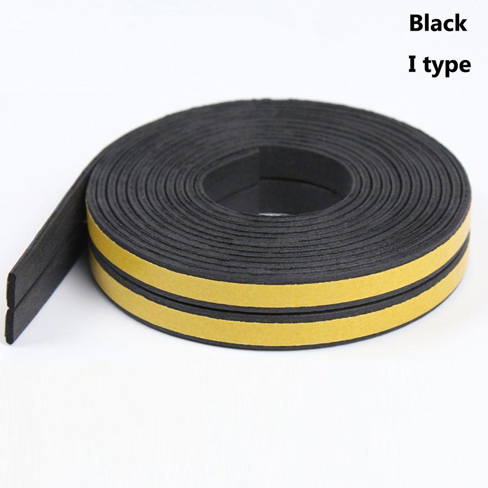 5/10m Home Noise Insulation Rubber Weather Strips Seal Strip Window Door Foam Draught Excluder