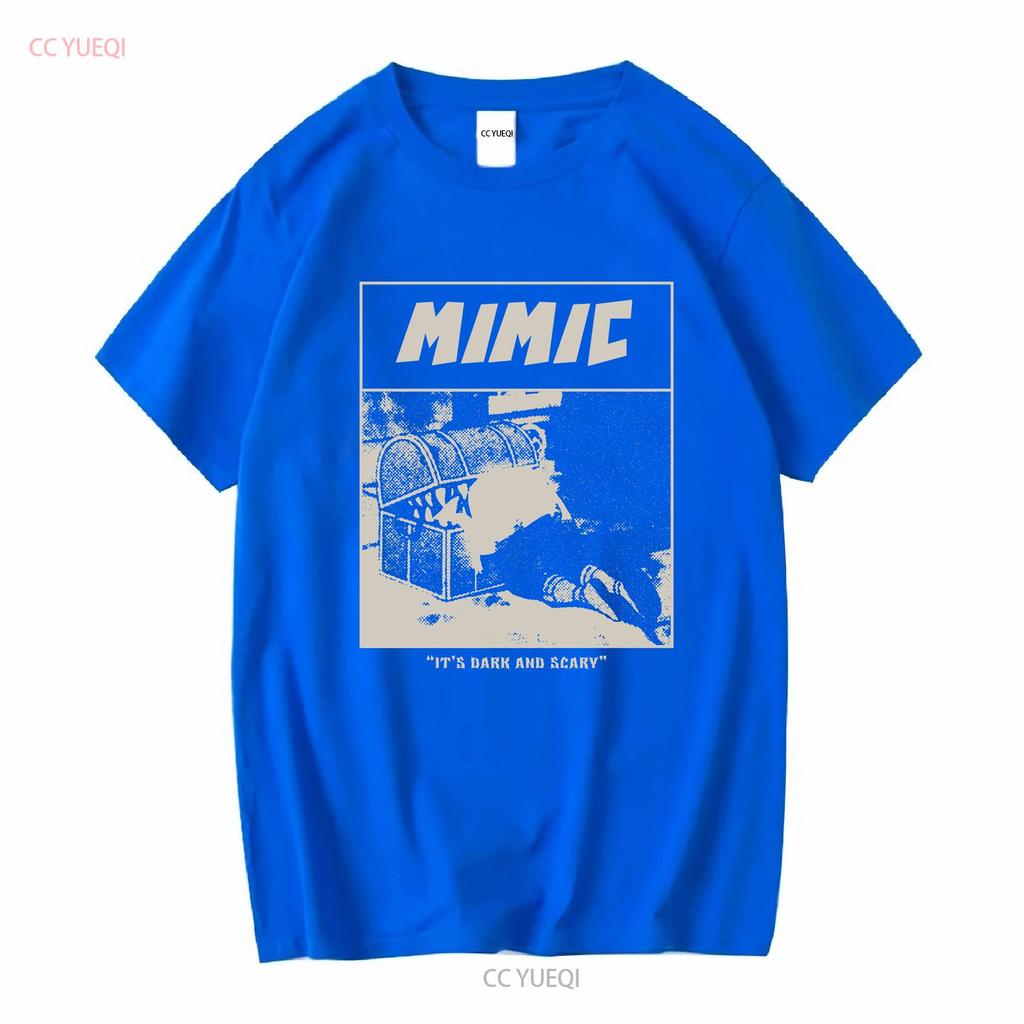 Men T Shirt Mimic Frieren Novelty Pure Cotton vintage Washed Versatile designer clothes homme Unisex Casual streetwear