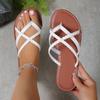 Sandal Slippers Women,Woven Flat Fashion Holiday Beach Shoes