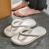 Легкие шлепанцы на плоской подошве для пляжа, мягкая подошва, платформа, шлепанцы, нескользящие тапочки для женщин, ЭВА, толстая подошва, сланцы с перемычкой для дома