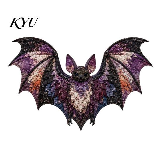 Halloween Party Home Decor Patchwork DIY Kit, Fabric Sewing Kit with Owl Skeleton Holiday Kits for Enthusiasts Ghost Witch Designs, Crafting Seasonal
