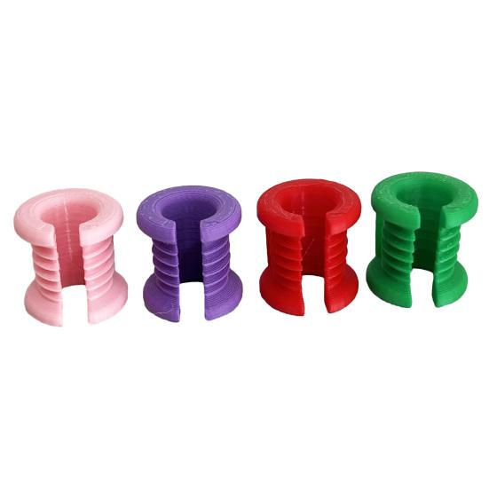 Напальчник для вязания крючком, 3D-печатный направляющий для пряжи, держатель для пальца, пластиковый направитель для нити, помощник для вязания крючком для вязальщиц