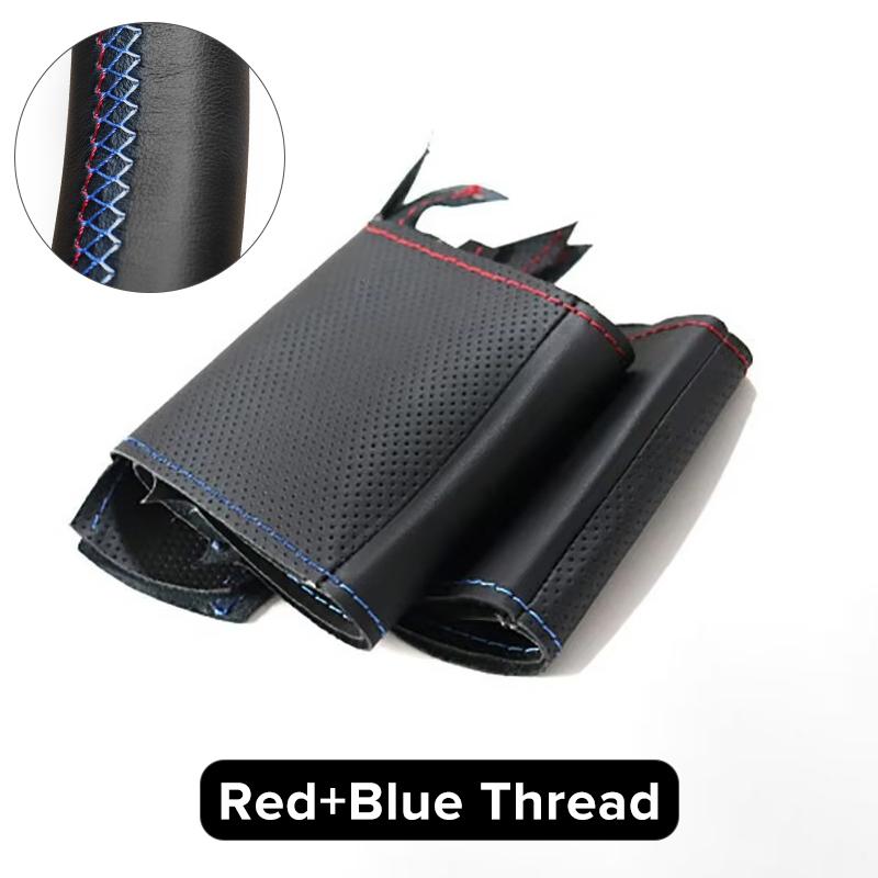 VZH5 Car Steering Wheel Cover Anti-slip Artificial Leather For Honda Fit City Jazz 2014 2015 HRV HR-V 2016 Vezel Car Accessories