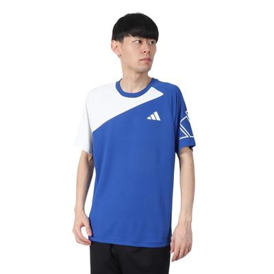 Спортивная футболка Adidas Performance COOL TRN с коротким рукавом и логотипом CB, мужская, командный королевский синий (KK7219)