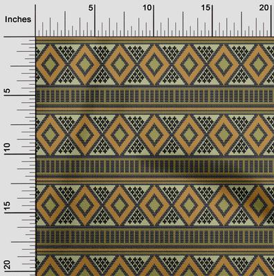 Хлопчатобумажная гибкая ткань Аргайл с принтом огненной стежки BTY 40 дюймов