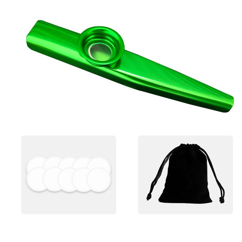 Металлическое казу Трансграничный музыкальный инструмент Подарок Труба Саксофон Диафрагма