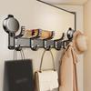 Suction Cup Wall Mount Coat Rack Removable Hanging Key Holder Bathroom Towel Hanger  Entryway