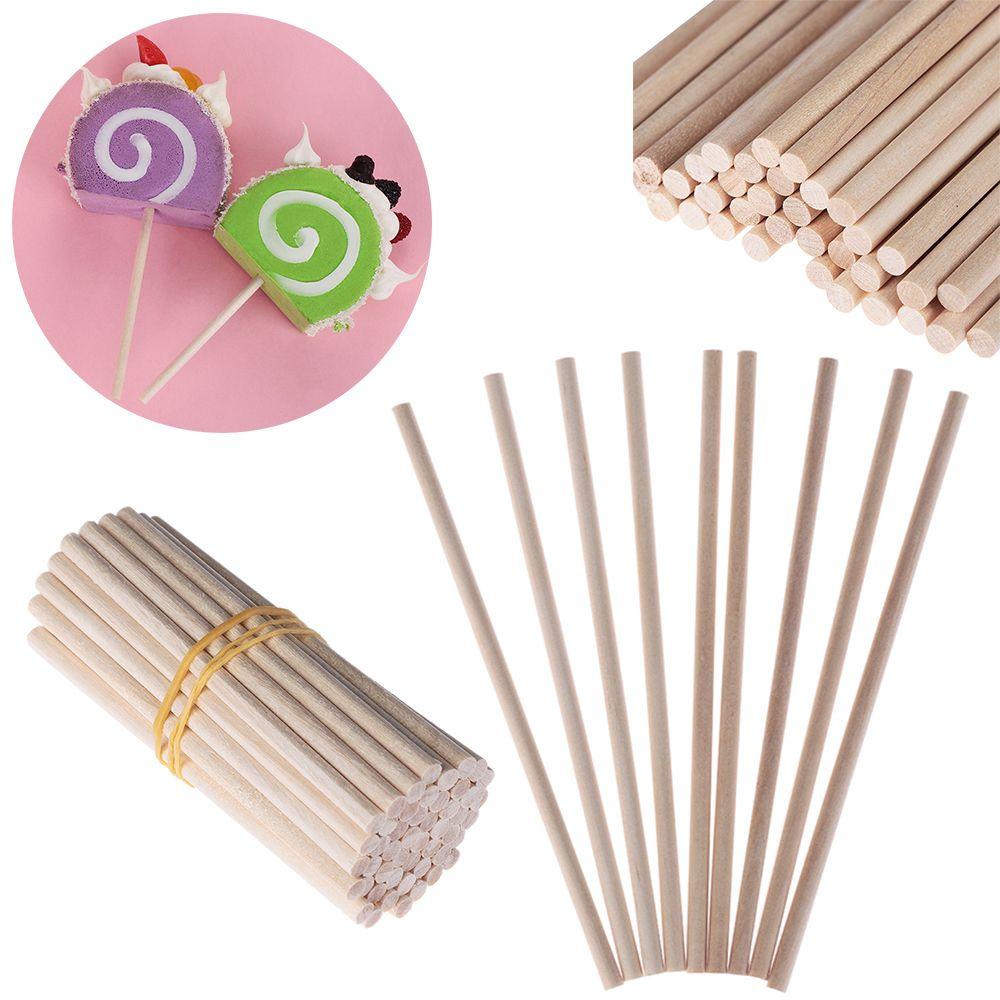 Gifts Building Model Homemade Educational Toys Round Wooden Rods Counting Stick Wooden Diy Craft
