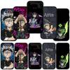 For Samsung Galaxy S24 S23 iPhone 16 15 14 Xiaomi Redmi Note 13 12 11 10 8 Plus 9 Pro Max X XR Phone Case Lovely Asta Black Clover OPPO Huawei Cover