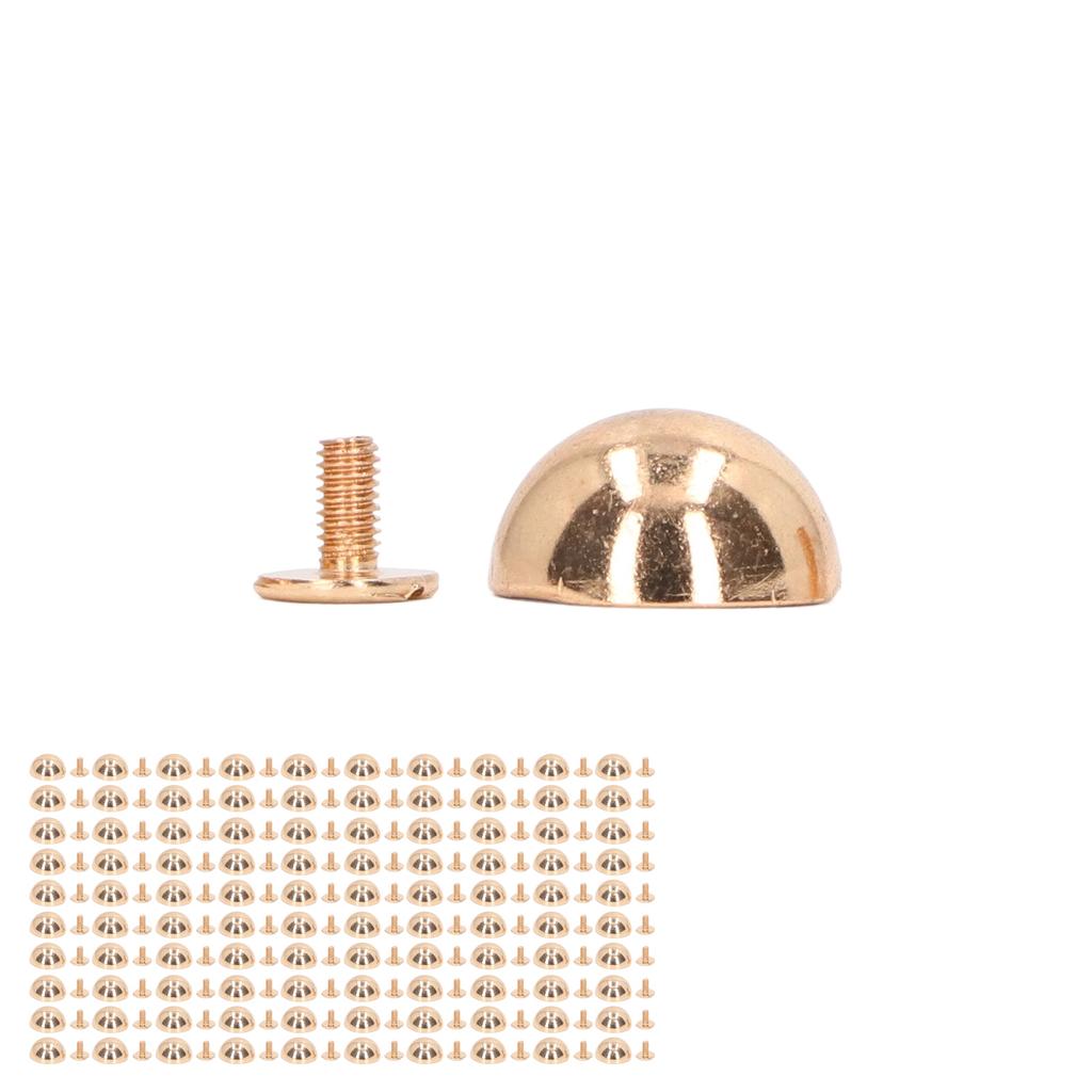 100 комплектов заклепок-грибов 12 мм, высокая твердость, круглая головка, кожаные заклепки для украшения одежды в стиле панк