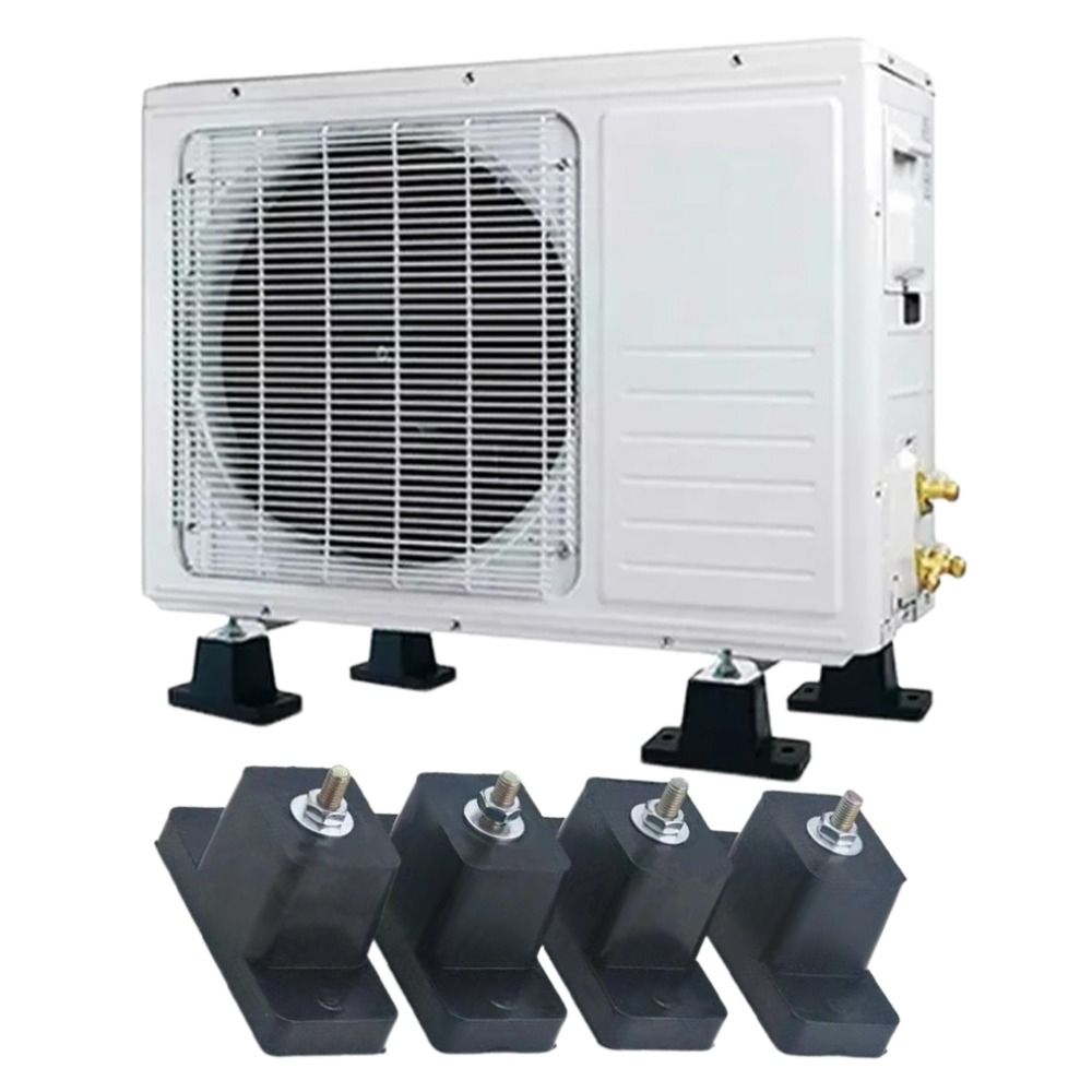 4Pcs Foot Pad Vibration Damping Pad Absorbing Rubber Mount Shock Balcony