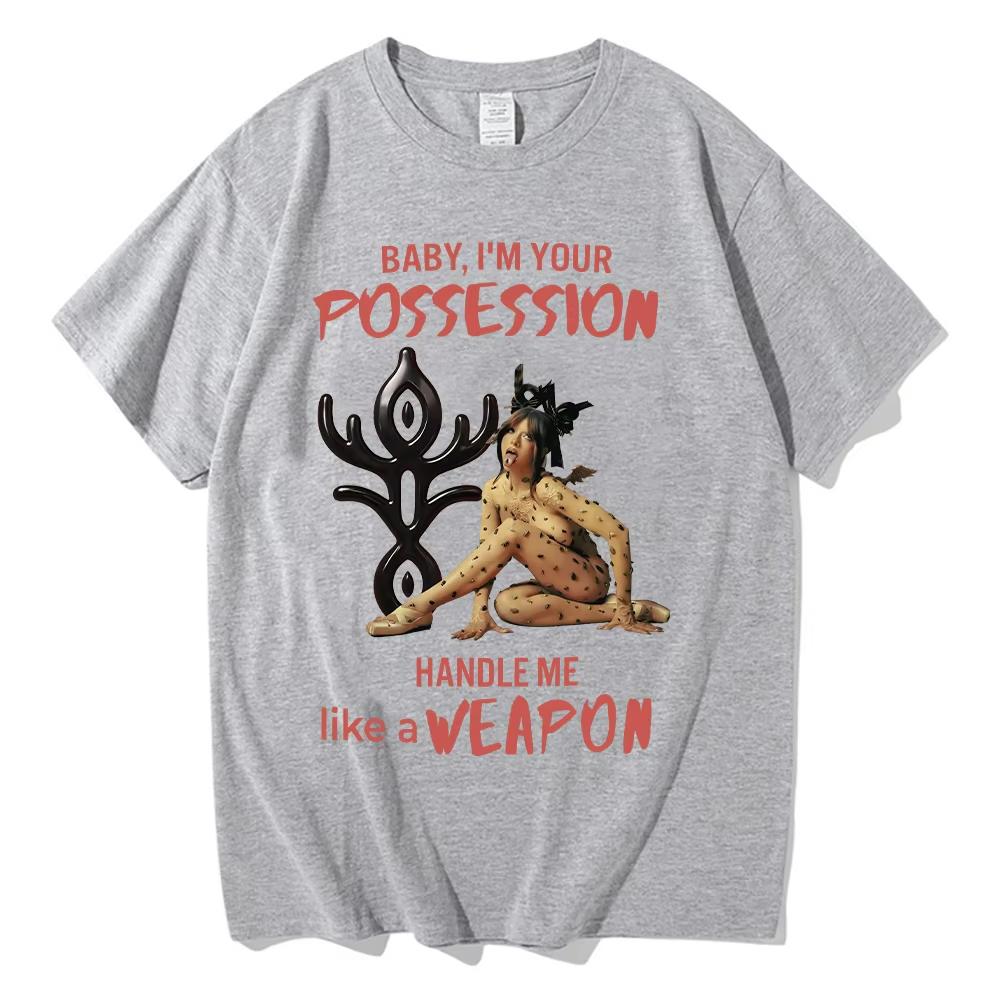 BABY IM YOUR Possession Графические футболки Мелани Мартинес Мода Хлопковые футболки Высокого Качества Женские Унисекс Большие Повседневные Футболки