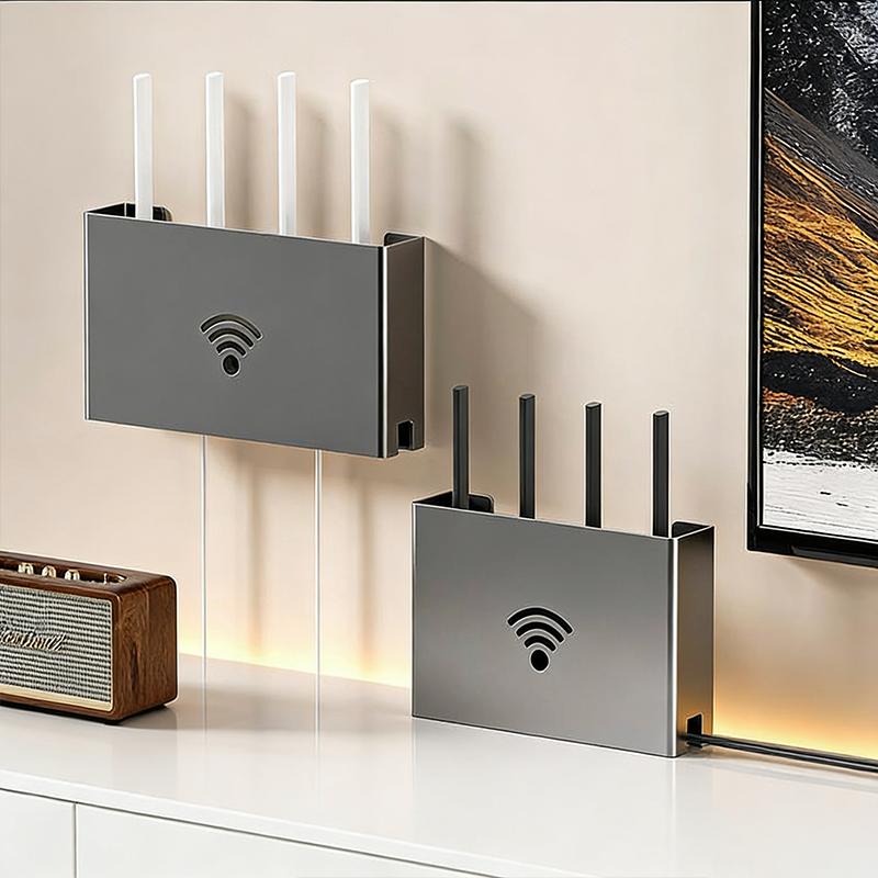 Минималистичный ящик для хранения беспроводного роутера без сверления настенный держатель для гостиной держатель и полка для Wifi роутера