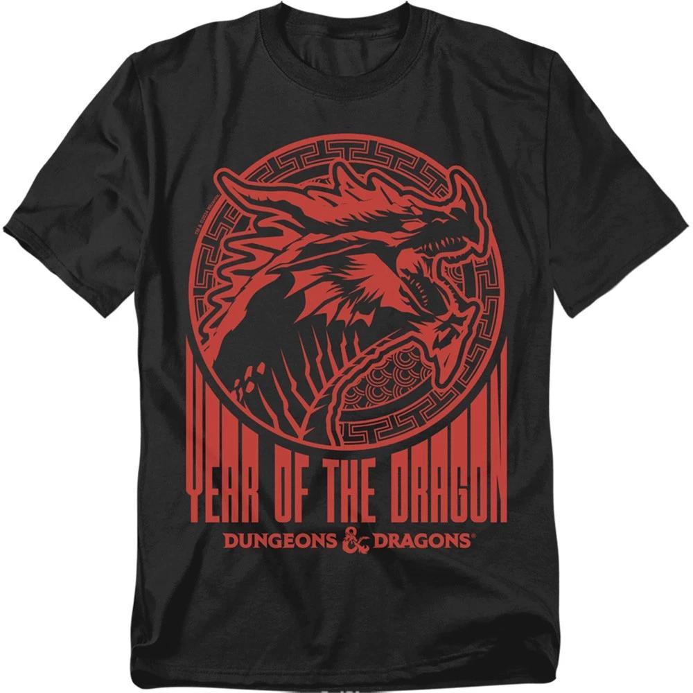 Dungeons And Dragons Year Of The Dragon Street Red Unisex Children's T-shirt Black