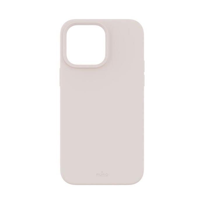 Puro icon cover - coque pour iphone 14 pro max (rose sable) - 8033830312960