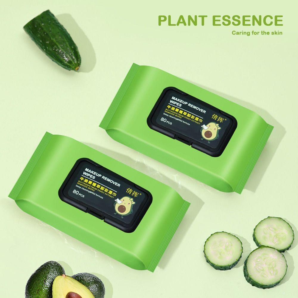 12/60/80PCS Cotton Facial Cleansing Wet Wipes Soft Makeup Remover Towel Makeup Removal Wipes Travel