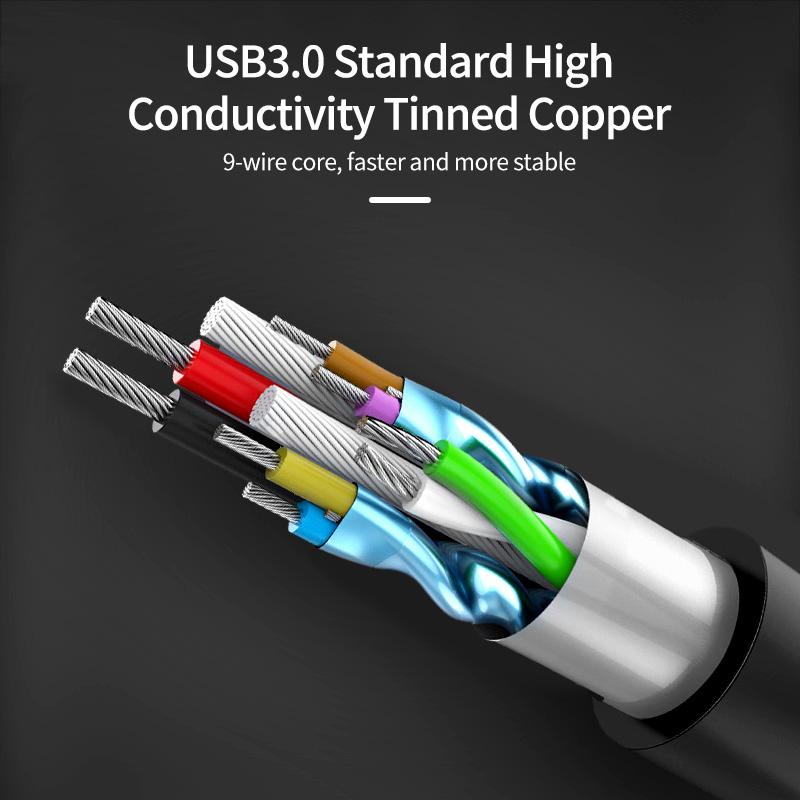 FONKEN USB-концентратор 4 порта Otg Usb C 3,0 разветвитель для Lenovo Xiaomi Macbook Pro зарядка передачи данных металлический удлинитель кабеля для USB-устройств