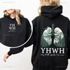 YHWH Христианский Иисус Печать легких Мужчины Женщины Худи Уличный Повседневный Ретро Харадзюку Классический Тренд Осень Зима Свитшот с длинным рукавом