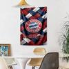 Fc Bayern Mnchen Custom Your Name Wall Decor Tapestry Art For Pet Memorial Birthdaywedding Party Backdrop Family Gift