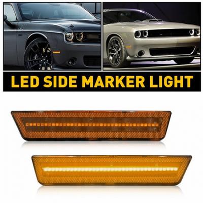 Передние светодиодные боковые габаритные огни для 2008-14 Dodge Challenger 68043394AA EXV