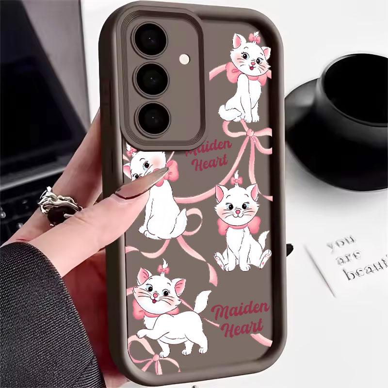 Lovely Marie The Aristocats Cat S26 Ultra Case For Samsung Galaxy S26 S25 S24 S22 S23 Ultra S21 Plus S20 S25 FE Protection Cover