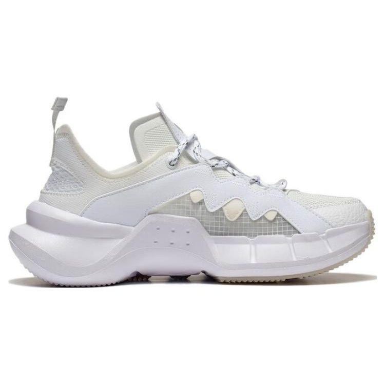 Li-Ning Wudao нескользящие износостойкие низкие спортивные повседневные туфли женские кроссовки стандартные белые ABCT050-1