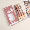 4PCS/Set Stationery Set Gel Pen Soft Touch Grip Neutral Pen Writing Tool  Students Gift